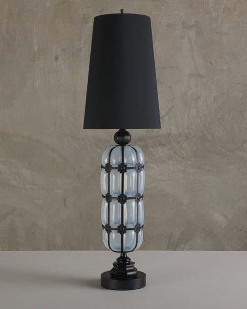 MURANO OPALESCENT (GIRASOL) MID CENTURY TABLE LAMP